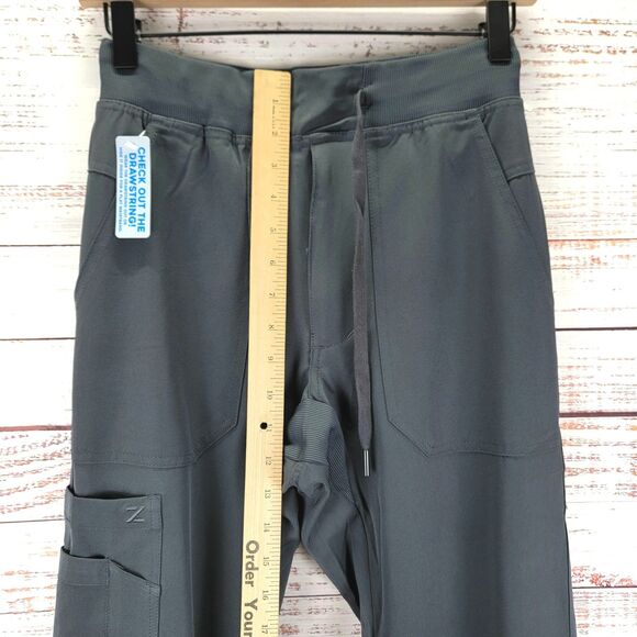 Zavate Mens Jogger Pant Size XS Pewter Scrub Medical Workwear Stretch NWT - Picture 4 of 12